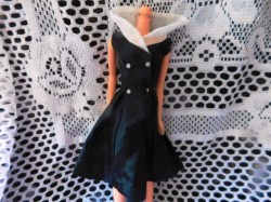 934 BARBIE DOLL AFTER FIVE COMPLETE DRESS, HAT, MULES